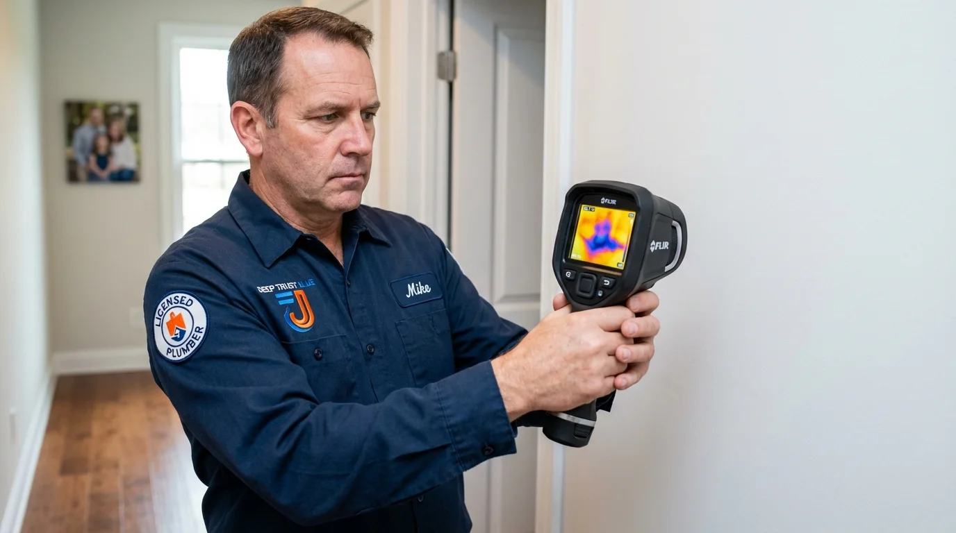 Thermal imaging leak detection by Johns Plumbing LLC in Defiance